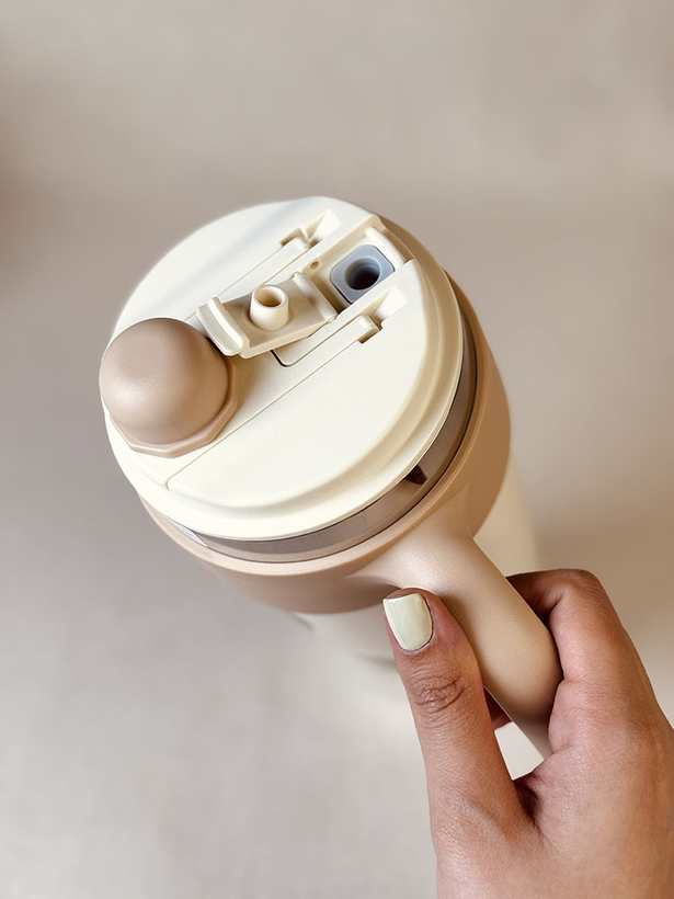 تراول ماگ دسته دار از جنس استنلس استیل