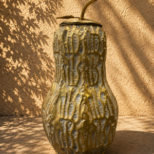 گلدان فلزی مراکشی